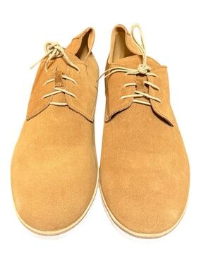 Nisolo Men’s Lightweight Flex Derby Shoes – Tan – Size 9.5 – New in Box